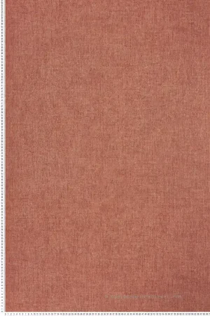 Jusqu'à Épuisement Des Stocks Papier peint Faux Uni Diola terracotta - Karabane de Casamance Réf. CAS-75151426