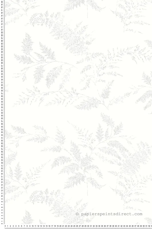Papier Peint Nature Fougère gris - Tartine et Chocolat de Lutèce Réf. LTC-36200509 Paiement Sécurisé
