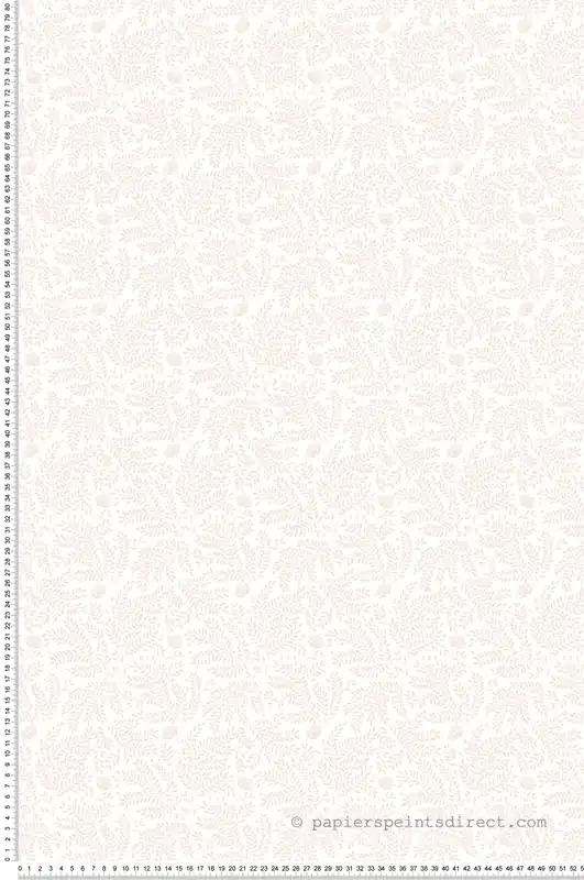 Papier Peint Feuillage Nature rose - Tartine et Chocolat de Lutèce Réf. LTC-36200303 Paiement Sécurisé