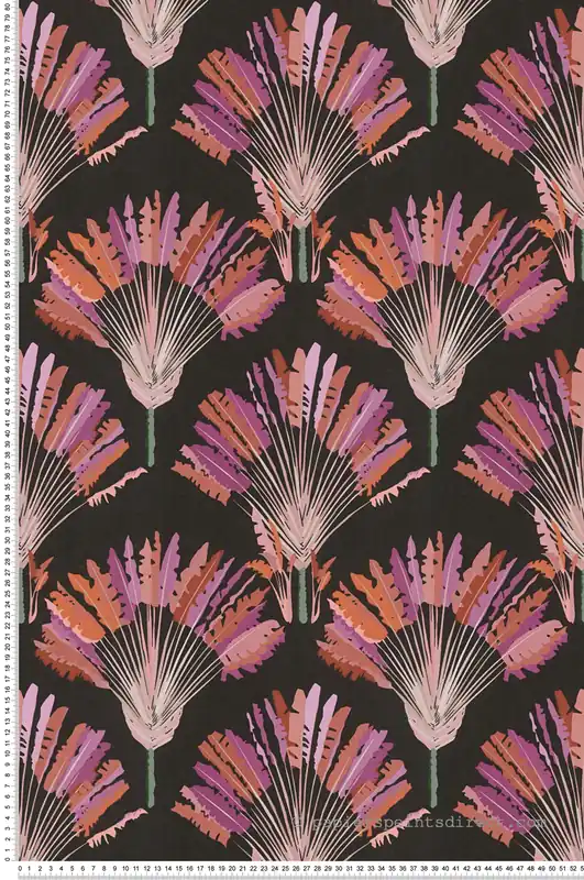 Papier peint Palme Feuillage mauve - Jungle Chic d‘Architects Paper Réf. 37708-3 Promotion Saisonnière