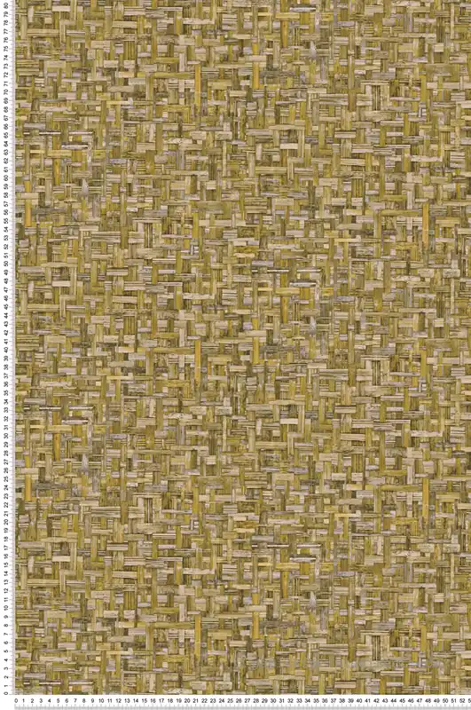 Papier peint Osier Tressé jaune - Jungle Chic d‘Architects Paper Réf. 37706-4 Produit De Marque