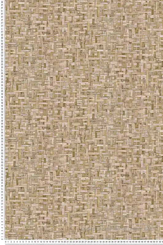 Expédié Aujourd'hui Papier peint Osier Tressé beige chaud - Jungle Chic d‘Architects Paper Réf. 37706-2