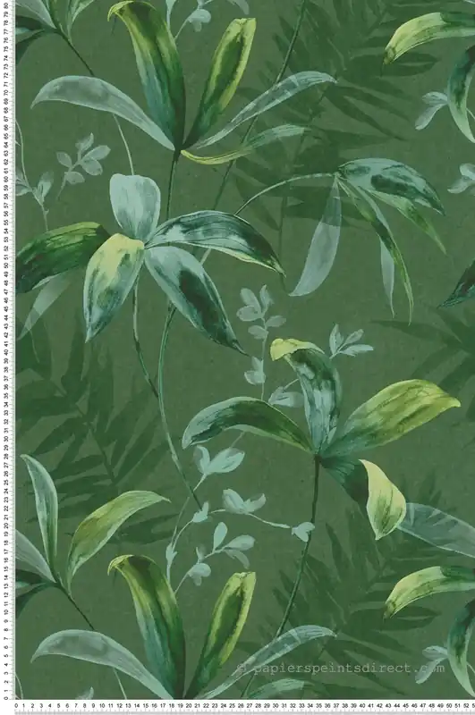 Commander Maintenant Papier peint Feuillage Elegant vert - Jungle Chic d‘Architects Paper Réf. 37704-2