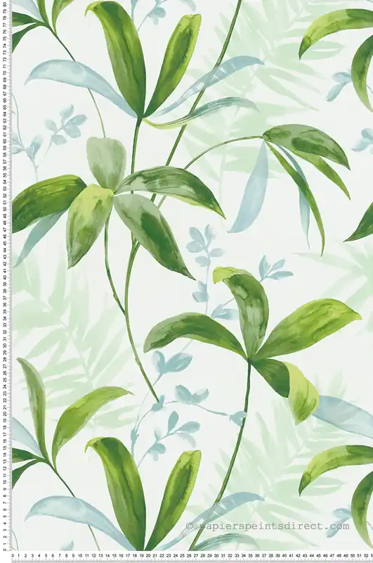 Papier peint Feuillage Elegant blanc - Jungle Chic d‘Architects Paper Réf. 37704-1 Affaire À Saisir