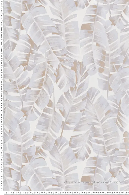 Livraison Express Papier peint Feuille Palme Folium bleu grisé - Botanica de Casadéco Réf. BOTA85941209