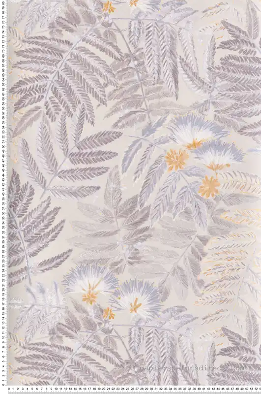 Soldes Papier peint Arbre Albizia bleu irisé - Botanica de Casadéco Réf. BOTA85891423