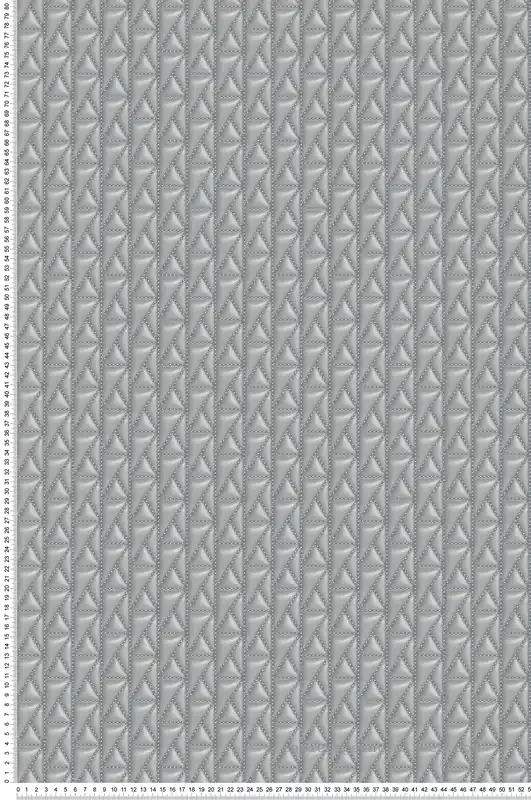 Affaire À Saisir Papier peint Matelassé Vanessa gris - Karl Lagerfeld de Montecolino Réf. MC-37844-3