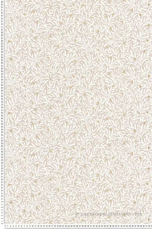 Expédié Aujourd'hui Papier peint Feuillages Balade beige - L‘escapade de Casélio Réf. EPA102341079