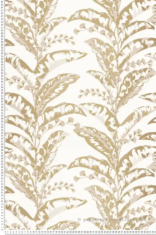 Offre Spéciale Papier peint Fleurs Epopée doré - L‘escapade de Casélio Réf. EPA102331235