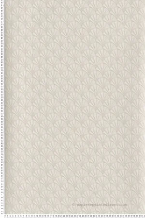 Achetez Aujourd'hui Papier peint Feuilles Palmiers écru - Elodie 1838 Wallcoverings d‘Initiales Réf. INI-90714201