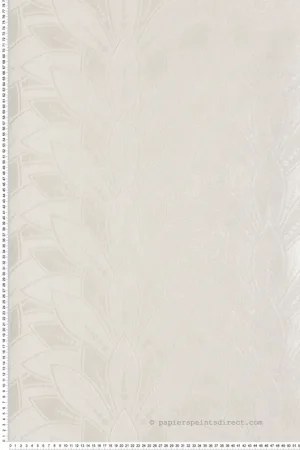 Papier peint Fleurs Lys Perle ivoire - Elodie 1838 Wallcoverings d‘Initiales Réf. INI-90713904 Offre Limitée