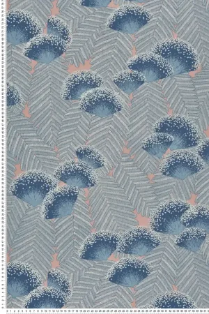 Vente Flash Papier peint Nature Feuillages rose - Elodie 1838 Wallcoverings d‘Initiales Réf. INI-90713801