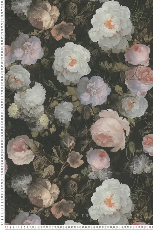Livraison Express Papier peint Fleur Charme Vintage rose - History of Art d‘A.S. Creation Réf. 37650-5
