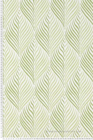 Papier peint Feuille Vintage Bonnelles vert - Les Indiennes de Nina Campbell Réf. OSB-NCW4352-05 Prix Choc