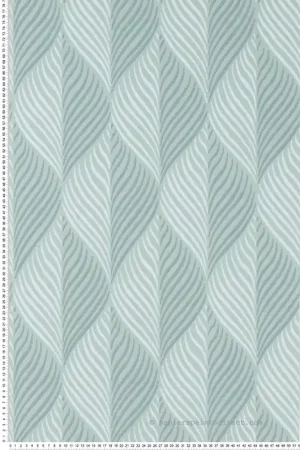Bon Plan Papier peint Feuille Vintage Bonnelles vert d‘eau - Les Indiennes de Nina Campbell Réf. OSB-NCW4352-03