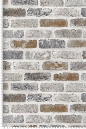 Produit De Marque Papier peint adhésif Brique grise - Les Adhésifs de Lutèce Réf. LTC-NW30500