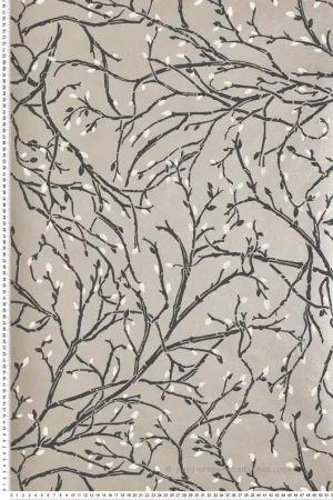 Papier peint Branche Twiggy argenté - Folium de Osborne & Little Réf. OSB-W7339-01 Achetez Aujourd'hui