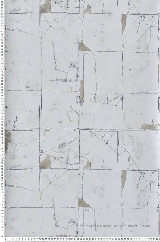 Quantité Limitée Papier peint Faïence Faenza Tile bleu - Folium de Osborne & Little Réf. OSB-W7332-02