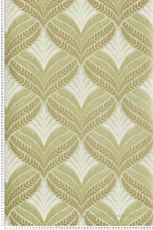 Papier peint Feuillage Charme Sotherton vert clair - Mansfield de Osborne & Little Réf. OSB-W7460-02 Certifié