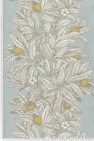 Acheter En Ligne Papier peint Arbre Fruitié Medlar bleu - Mansfield de Osborne & Little Réf. OSB-W7458-03