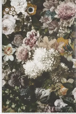Vente Flash Papier peint Fleurs Fullerton marron - Mansfield de Osborne & Little Réf. OSB-W7454-01