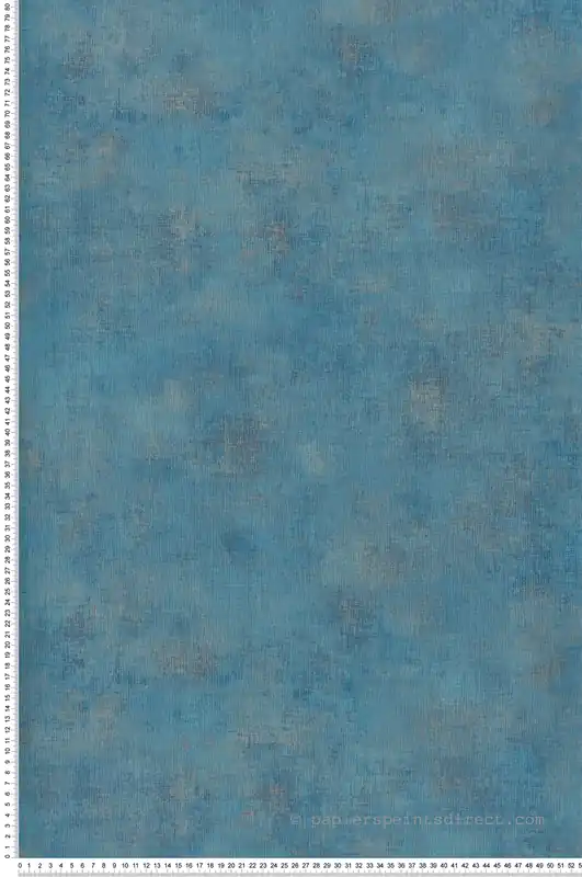 Offre Du Jour Papier peint Faux uni bleu paon doré - Telas 2 de Casélio Ref. TEL102076120
