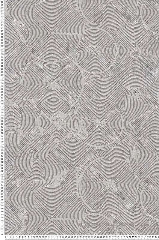 Nouvel Arrivage Papier peint Géométrique Cercle gris argent - Metropolitan Stories 2 d‘AS Création Réf. SP15532