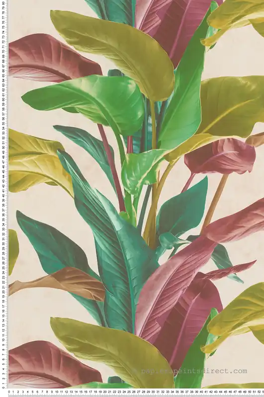 Top Vente Papier peint Nature Feuillage vert rouge - Metropolitan Stories 2 d‘AS Création Réf. SP15496