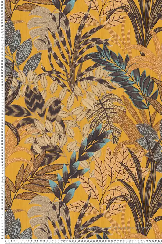 Affaire À Saisir Papier peint Feuillages Exotiques maïs - Metropolitan Stories 2 d‘AS Création Réf. SP15488