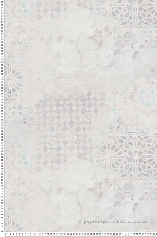 Top Vente Papier peint Carreaux de Ciment Gaudi blanc-rosé - Metropolitan Stories 2 d‘AS Création Réf. SP15482