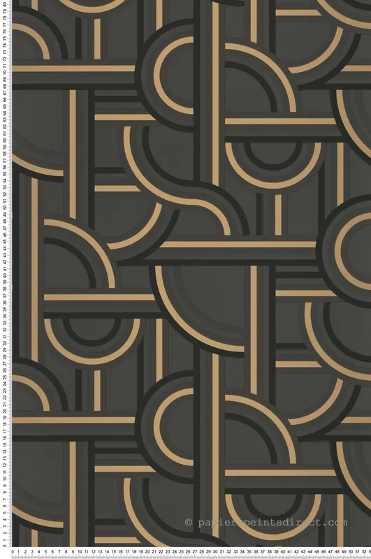 Acheter Direct Papier peint Design Impasse gris noir - Labyrinth de Casélio Réf. LBY102129028