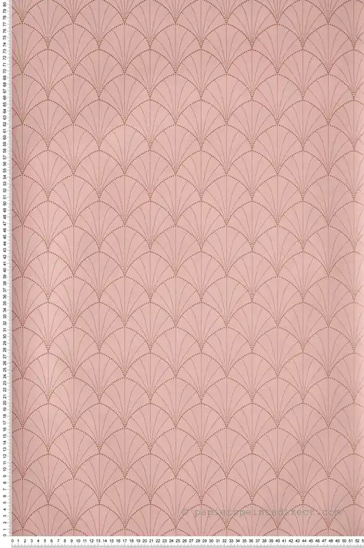Offre Exclusive Papier peint Art Déco Stardust rose - The Place to Bed de Casélio Réf. PTB101824020