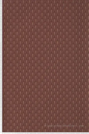 Prix Promo Papier peint Art Déco Stein terracotta - Delta de Casamance Réf. CAS-B73920844