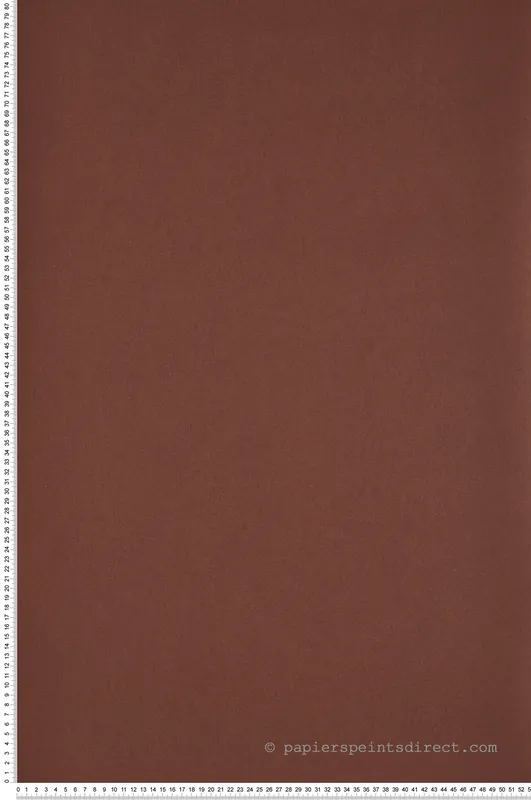 Promotion Saisonnière Papier peint Faux Uni Aleph terracotta - Delta de Casamance Réf. CAS-B72123066