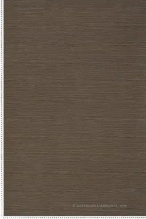 Jusqu'à Épuisement Des Stocks Papier peint Faux Uni Malacca noyer - Manille de Casamance Réf. CAS-74641018