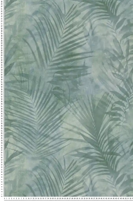 Prix Cassé Papier Peint Palme bleu vert - New Studio 2.0 Ed. II de AS Création Réf. SP15340