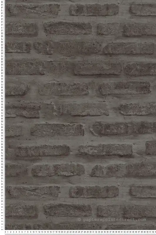 Prix Choc Papier peint Brique Loft gris foncé - New Walls d‘AS Création Réf. SP15282