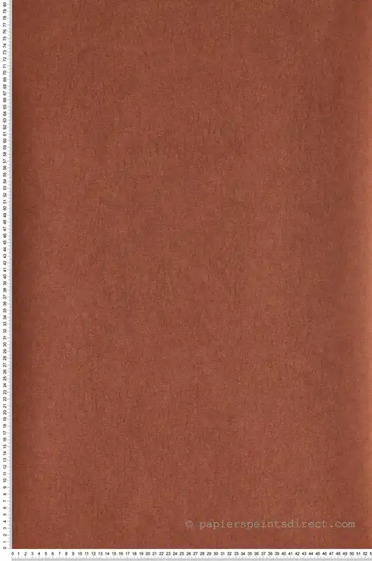 Paiement Sécurisé Papier peint Faux Uni Gallant Ondulation terracotta - Orphée de Casamance Réf. CAS-72342578