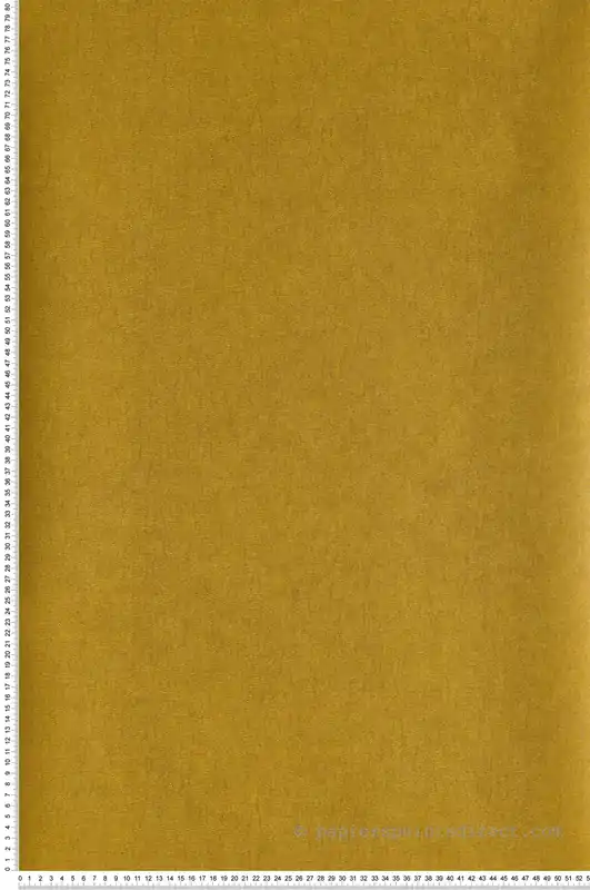Dernière Chance Papier peint Faux uni Gallant Ondulation moutarde - Orphée de Casamance Réf. CAS-72342272
