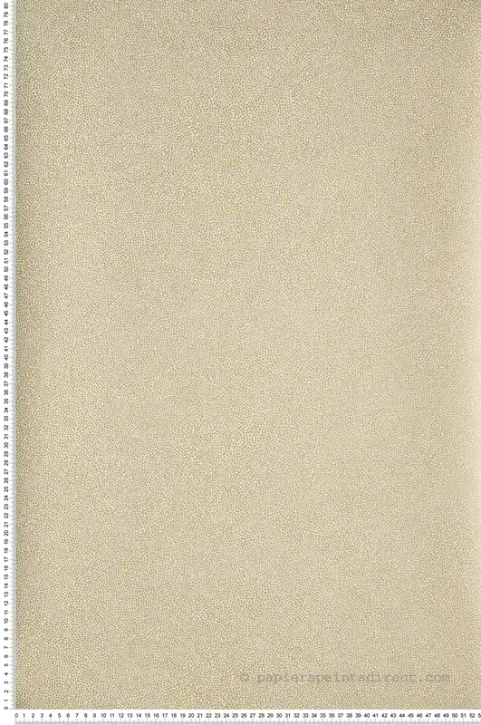 Livraison Express Papier peint Bolinger Pois écru - Orphée de Casamance Réf. CAS-73902762
