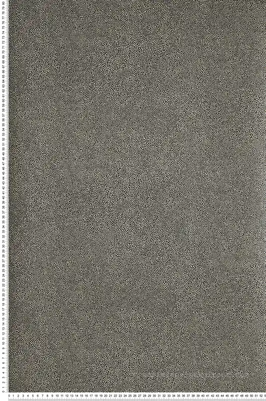 Remise Papier peint Bolinger Pois noir écru - Orphée de Casamance Réf. CAS-73900660