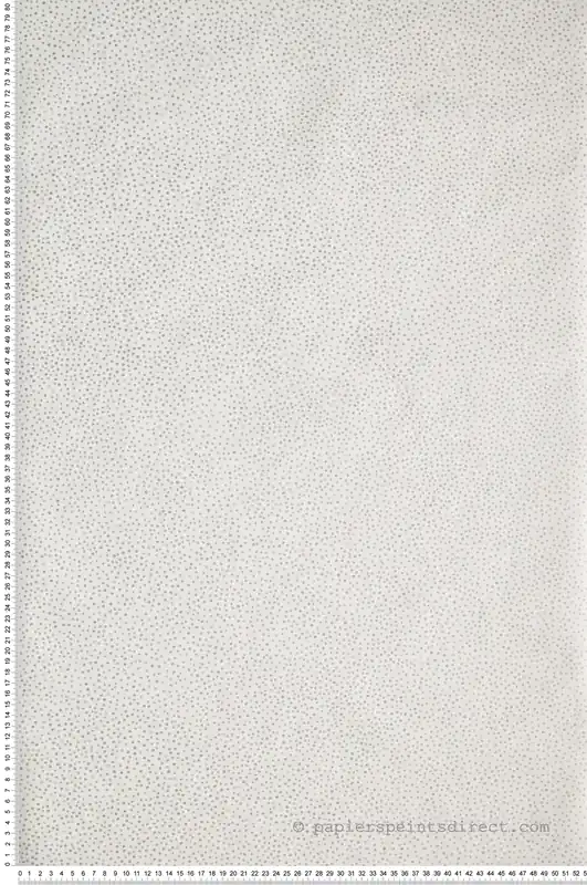 Meilleure Vente Papier peint Pois Sparkle Blanc/Argenté - Green Life de Casélio Réf. GNL101730099