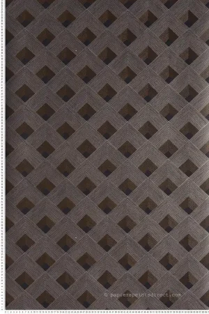 Retour Gratuit Papier peint géométrique ethnique Ondes Marine - Misura de Casamance Réf. CAS-74471132