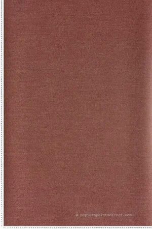 Expédié Aujourd'hui Papier peint faux uni Plumetis Rouille - Misura de Casamance Réf. CAS-74452448