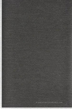 Papier peint faux uni Plumetis Carbone - Misura de Casamance Réf. CAS-74451224 Marque