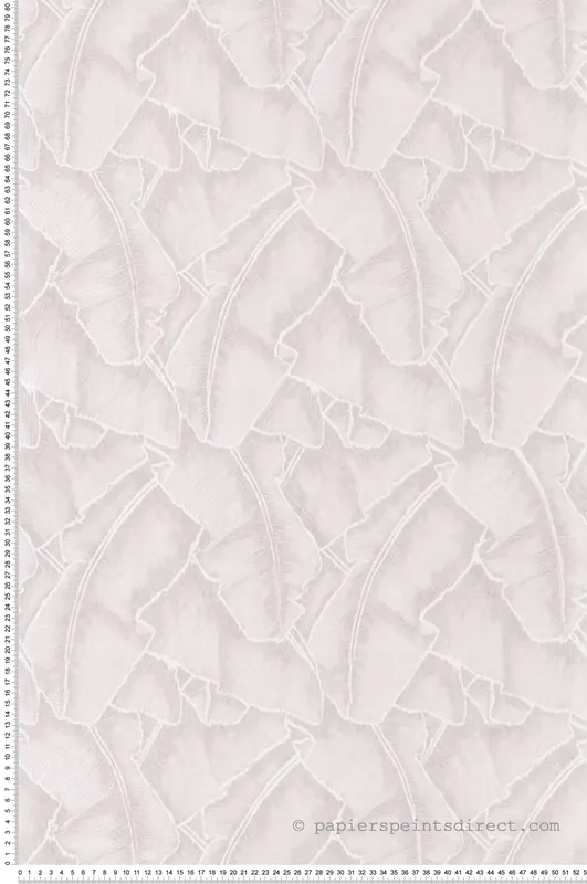 Meilleur Prix Papier peint jungle Feuilles Selva Blanc gris - Cuba de Casadéco Réf. CBBA84320030