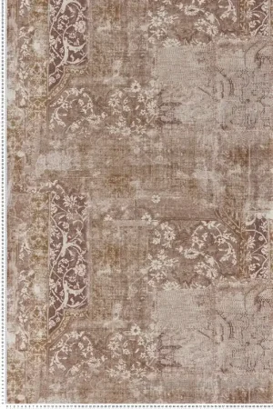 Papier peint vintage Galeecha terracotta - Ceylan de Casamance Réf. CAS-74533478 Quantité Limitée