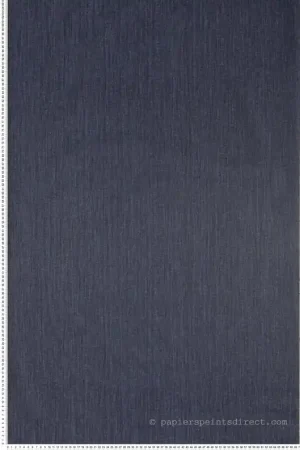 Petit Prix Papier peint toile Goa bleu indigo - Ceylan de Casamance Réf. CAS-74511734