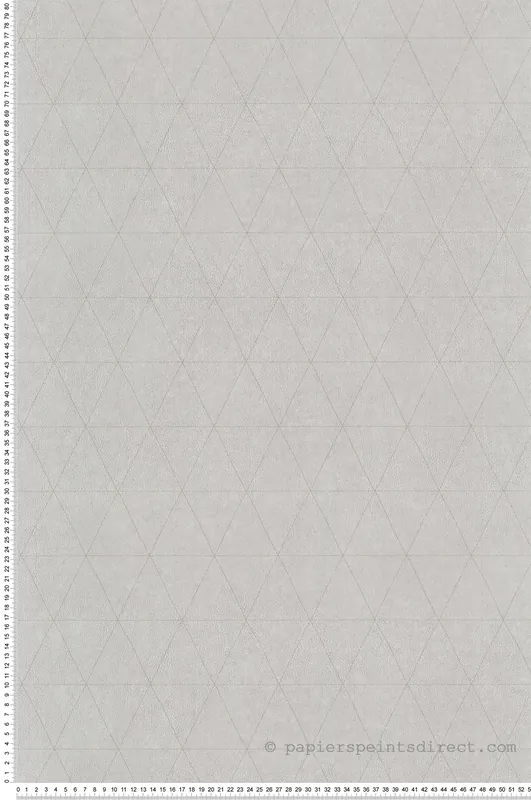 Authentique Papier peint graphique Cuir Triangles gris - Park Avenue de Lutèce Réf. LTC-51192929
