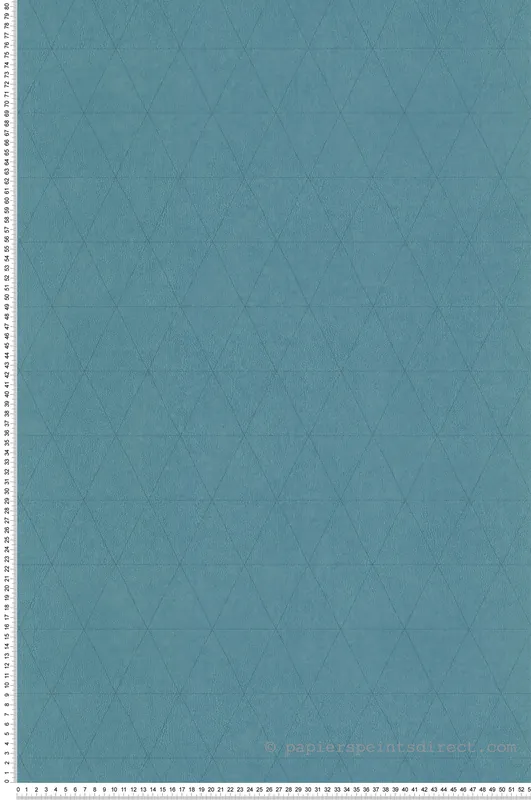 Prix Promo Papier peint graphique Cuir Triangles bleu canard clair - Park Avenue de Lutèce Réf. LTC-51192904